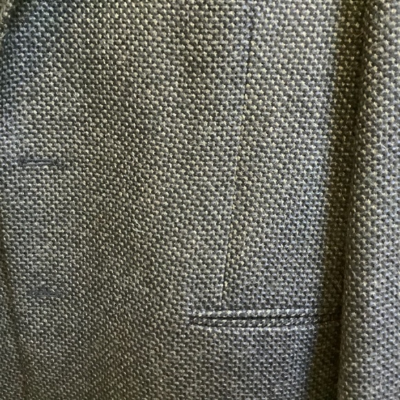 Mens Blue Wool Sport Coat Blazer Bill Kaiserman/Bigsby & Kruthers Size 46R - Picture 5 of 9